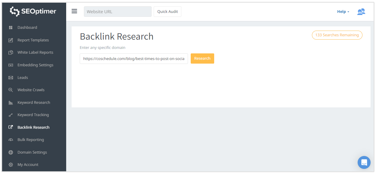 recherche de backlink coschedule